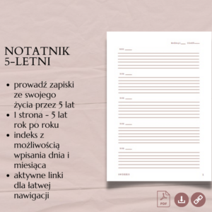 notatnik 5-letni