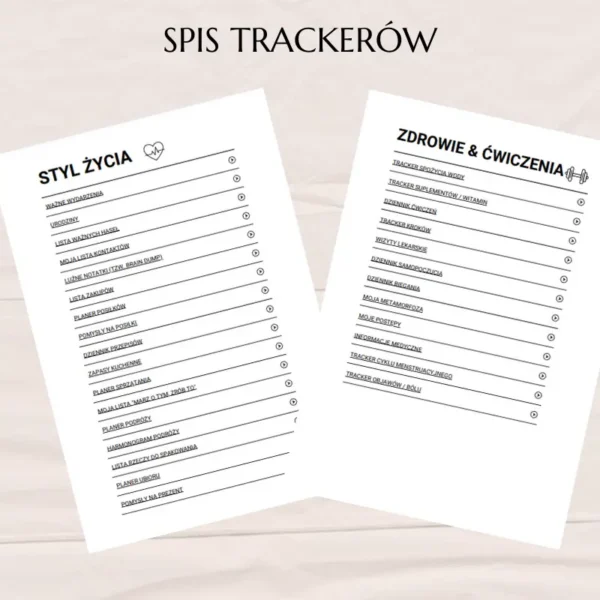 spis trackerów