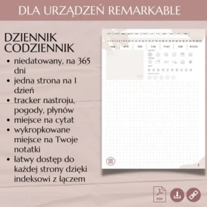 Codziennik BUJO dla reMarkable