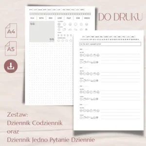 zestaw dzienników